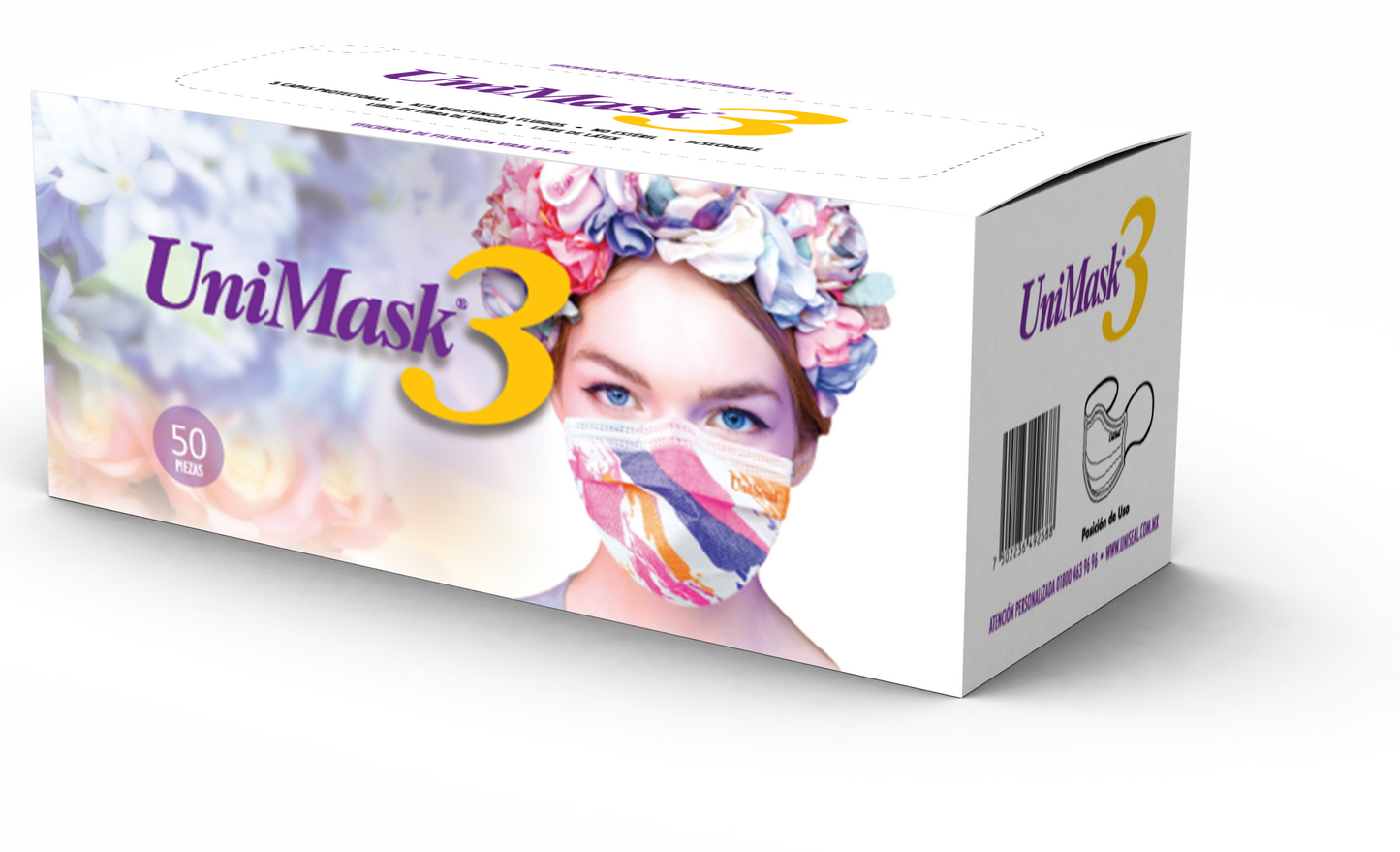UNIMASK REF. MULTICOLOR C/50 UNISEAL