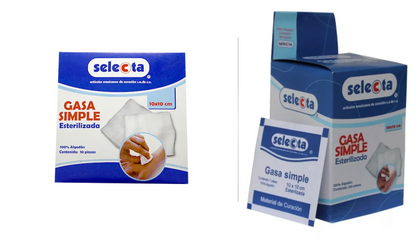 GASA ESTERIL  10X10