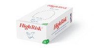 GUANTE HIGH RISK TEXTURIZADO MD C/50 PZ